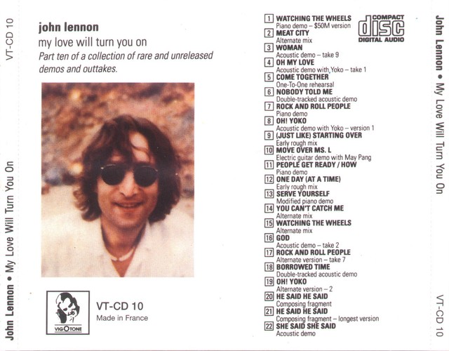 VT-CD10 - My Love Will Turn You On