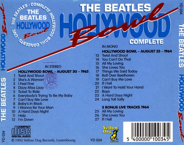 YD-034 - The Beatles Hollywood Bowl Complete