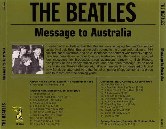 YD-2004 - Message To Australia